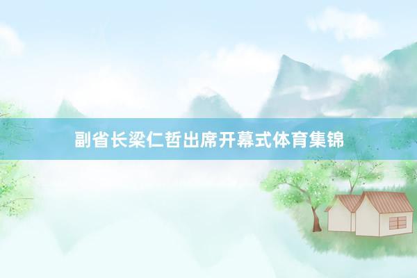 副省长梁仁哲出席开幕式体育集锦