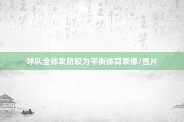 球队全体攻防较为平衡体育录像/图片