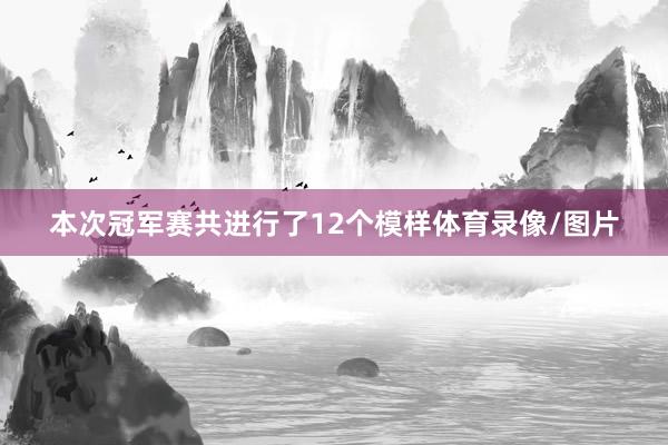 本次冠军赛共进行了12个模样体育录像/图片