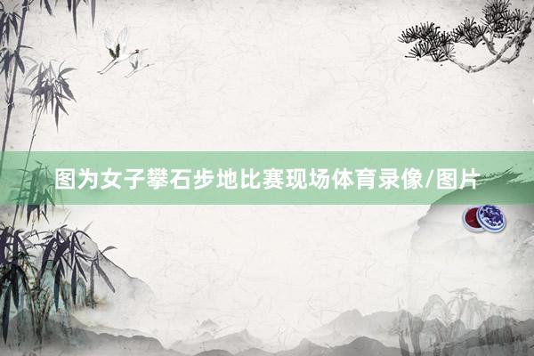 图为女子攀石步地比赛现场体育录像/图片
