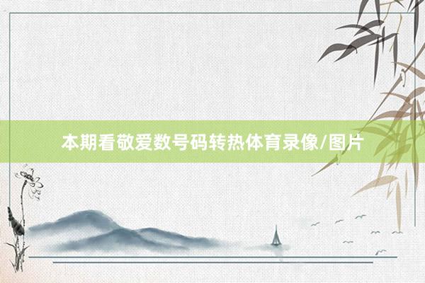 本期看敬爱数号码转热体育录像/图片