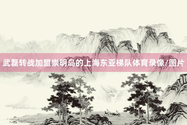 武磊转战加盟崇明岛的上海东亚梯队体育录像/图片