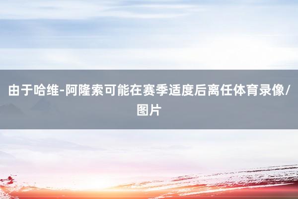 由于哈维-阿隆索可能在赛季适度后离任体育录像/图片