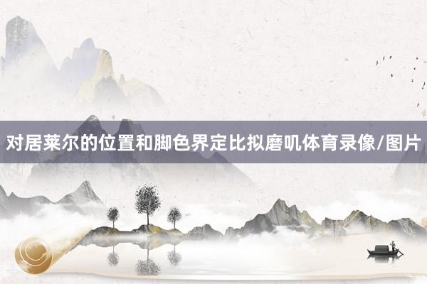 对居莱尔的位置和脚色界定比拟磨叽体育录像/图片