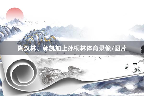 陶汉林、郭凯加上孙桐林体育录像/图片