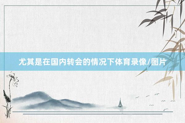 尤其是在国内转会的情况下体育录像/图片