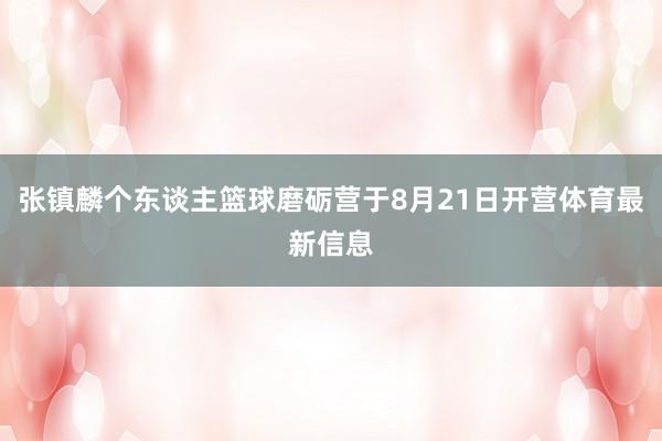 张镇麟个东谈主篮球磨砺营于8月21日开营体育最新信息