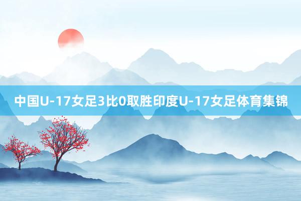 中国U-17女足3比0取胜印度U-17女足体育集锦